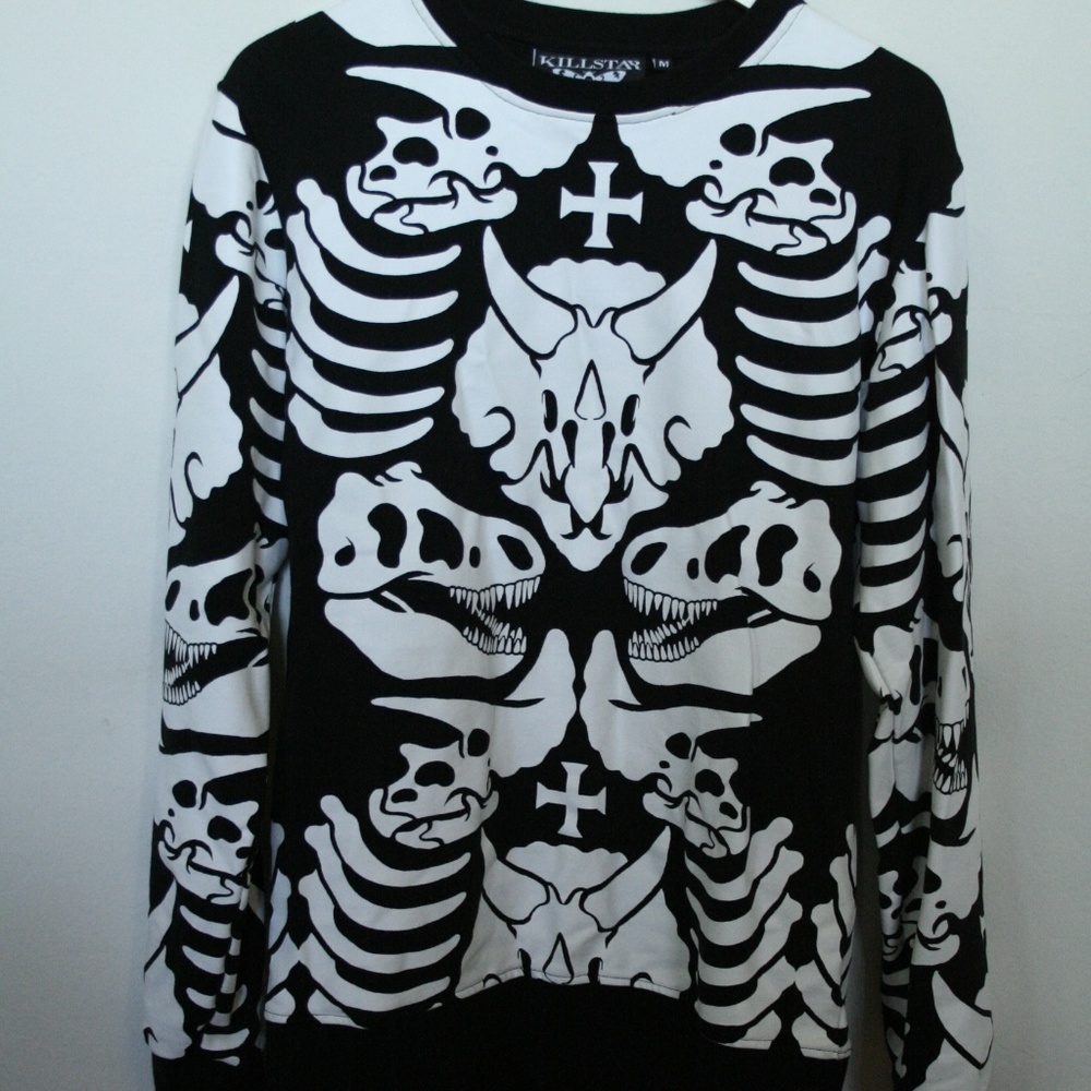KILLSTAR Dinosaur Pullover Sweater